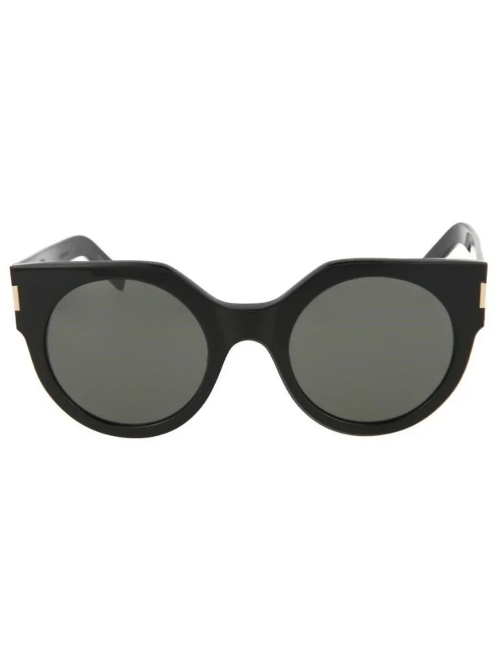 New Saint Laurent Womens Round/Oval Black Black Grey Fashion Designer Sunglasses